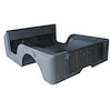 This reproduction steel body tub from Omix-ADA restores rusty or damaged 70-71 Jeep CJ5 bodies. No s