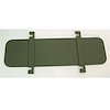 This windshield-mounted ventilator cover from Omix-ADA fits 50-52 Willys M38. - image 1