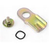 Replacement tailgate latch bracket kit from Omix-ADA, Fits 76-86 Jeep CJ7 and CJ8 It replaces one complete tailgate latch. - image 1