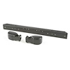 This front bumper kit from Omix-ADA fits 97-06 Jeep Wrangler and includes the front bumper and bumper extensions. - image 1