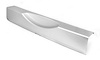 Rear Bumper Cover Silver