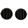 This pair of black fog light inserts fit into the fog light holes in the front bumper cover of 06-10 - image 1