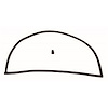 This inner glass seal from Omix-ADA fits the hardtop liftgate on 76-86 Jeep CJ7. - image 1