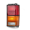 Replacement tail light assembly from Omix-ADA, Fits right side of 84-96 Jeep Cherokee XJ - image 1