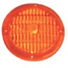 This amber parking lamp / turn signal lens from Omix-ADA fits 76-86 Jeep CJ. US models originally ca - image 1