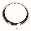 Chrome replacement headlight bezel from Omix-ADA, Fits 53-68 Jeep CJ3B 55-71 Jeep CJ5 and 55-71 Jeep CJ6.. . - image 1
