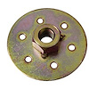This seat belt mounting round from Rugged Ridge allows you to floor mount lap belts. 1/2 inch x 20 thread bolt hole. - image 1