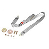 This gray 60 inch lap seat belt from Rugged Ridge fits 87-95 Jeep Wrangler YJ. Non-retractable. - image 1