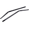 This pair of black powdercoated window retaining channels from Omix-ADA fit 87-95 Jeep Wrangler half doors. - image 1
