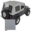 XHD REPLACEMENT SOFT TOP W/DR. SKINS 88-95 WRGLR CHARCOAL 30 MIL GLASS - image 1