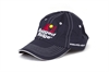 This adjustable blue and white hat has the Rugged Ridge logo and www.Omix-ADA.com stitched along the side. - image 1