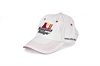 This adjustable red and white hat has the Rugged Ridge logo and www.Omix-ADA.com stitched along the side. - image 1