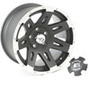 This aluminum XHD wheel measures 17x9 has black powder coat w/ machined lip finish 5x5 bolt pattern. - image 1