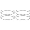 Disc Brake Pads Front Semi-Metallic Riveted Genuine Bendix Brand - image 1