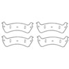 Disc Brake Pads Rear Semi-Metallic Genuine Bendix 1994 Grand Cherokee - image 1