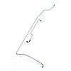 This frame brake line set from Omix-ADA fits 45-47 Willys CJ-2As. - image 1