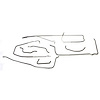 Full Brake Line Set With Drums Steel 1972-1973 CJ5 For 10 inch Rear Brakes - image 1