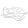 Full Brake Line Set With Power Disc Steel 1981-1983 CJ5 - image 1