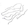 Full Brake Line Set With Drums Steel 1976-1978 CJ7 - image 1