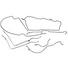 Full Brake Line Set With Power Disc Steel 76-80 Jeep CJ7 - image 1