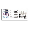 Brake Shoe Hold Down Kits For 11 inch x 2 inch Fits Front or Rear 1972-1977 CJ5 1972-1977 CJ6 1976-1977 CJ7 - image 1