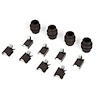 This disc brake pad spring kit from Omix-ADA fits the front or rear brakes on 07-16 Jeep Wranglers and 08-12 Libertys. - image 1