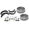 Brake Drum Rebuild Kit Rear 9 inch x 2.5 inch with Dana 35 90-06 Jeep Wrangler TJ 90-01 Jeep Cheroke - image 1