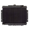 Radiator, 2-Row for 1972-1986 Jeep CJ5, CJ6, CJ7, and CJ8 with center filler Cap - image 1
