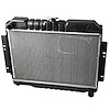 This 2 row radiator with center fill fits 72-83 CJ-5 72-75 CJ-6 76-86 CJ-7 81-86 CJ-8 5.0/5.7L GM en - image 1