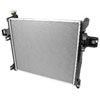This 1-row heavy duty radiator from Omix-ADA fits 11-12 Jeep Grand Cherokees with a 3.7L or 5.7L eng - image 1