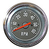 This factory-style tachometer from Omix-ADA fits 76-86 Jeep CJ7 and 81-86 Jeep CJ8 with 4 6 or 8 cylinder engines. - image 1