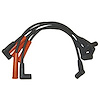 This ignition wire set from Omix-ADA fits the 2.5L engine found in 91-00 Jeep Cherokees and 91-02 Wranglers.