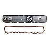 Valve Cover 4.2 Die Cast Aluminum Black Wrinkle Finish With Omix Logo 81-83 CJ5 81-86 CJ7 81-86 CJ8 - image 1