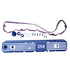 Die cast aluminum valve cover has a black wrinkle finish with 258 text. It fits 81-83 Jeep CJ5 81-86 - image 1