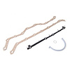 Oil Pan Gasket 2.5L AMC Cork 4 Piece Set 1983-1990 Models - image 1