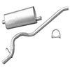 Muffler/Tailpipe 1993-1995 Jeep Cherokee XJ By Omix-ADA - image 1