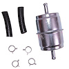 Fuel Filter Kit Inline Includes Filter Clamp and Hoses 1955-1983 CJ5 1955-1975 CJ6 1976-1986 CJ7 1981-1986 CJ8 - image 1