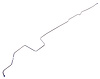 This fuel vapor line from Omix-ADA fits 76-81 Jeep CJ7 with a 304 cubic inch V8 engine. - image 1