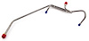 This fuel line from Omix-ADA connects the fuel pump to the carb. Fits 76-79 Jeep CJ5 with a 3.8 lite - image 1