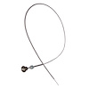 Throttle Cable With Black Knob 41-45 MB 41-45 GPW 45-49 CJ2A 48-53 CJ3A 50-52 M38 52-71 M38A1 53-67 CJ3B 55-66 CJ5 55-66 CJ6