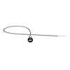 This 38 inch choke cable with engraved black knob from Omix-ADA fits 46-49 Willys CJ2A 49-53 CJ3A 53-64 CJ3B and 55-66 Jeep CJ5. - image 1
