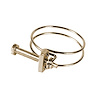 Double Wire Clamp 2.5 inches 134 CI L-Head Air Horn to Carburetor Seal 1941-1945 MB 1945-1945 GPW 19 - image 1