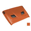 This Performance Vented Hood from Rugged Ridge is painted with the PYG paint code. Mango Tango Pearl - image 1