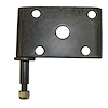 left front replacement leaf spring plate from Omix-ADA, Fits 41-71 Willys and Jeep models