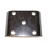 Stock replacement rear leaf spring plate from Omix-ADA, Fits 87-95 Jeep Wranglers., Fits left or right sides. - image 1