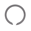 Front Output Shaft Gear Snap Ring 1946-1971 Willys and Jeep By Omix-ADA - image 1