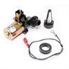 Replacement windshield washer pump kit from Omix-ADA includes pump and filter, Fits 72-86 Jeep CJ and SJ models - image 1