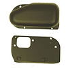 This black windshield wiper motor cover from Omix-ADA fits 76-83 Jeep CJ5 76-86 CJ7 and 81-86 CJ8. - image 1