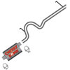 This Vortex exhaust kit fits 97-99 Jeep Wrangler TJ with 2.5 liter and 4.0 liter engines. - image 1