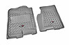 Front Gray Floor Liner by Rugged Ridge Pair For 1999-2006 Silverado/Sierra/Tahoe/Avalanche - image 1